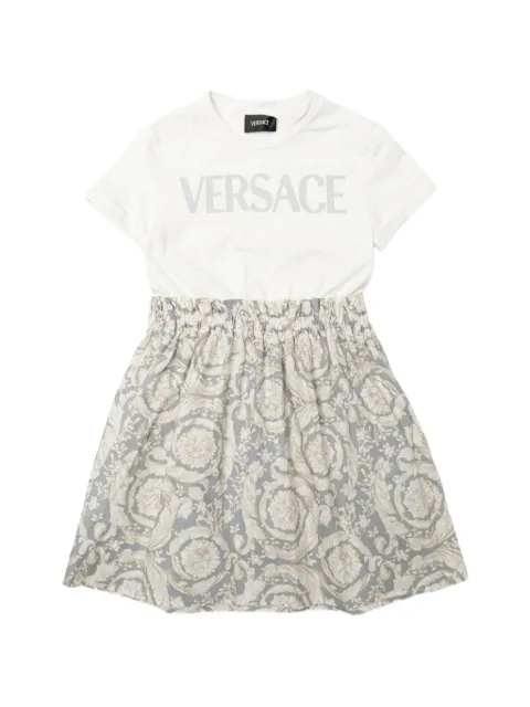 Versace Kids floral T-shirt dress