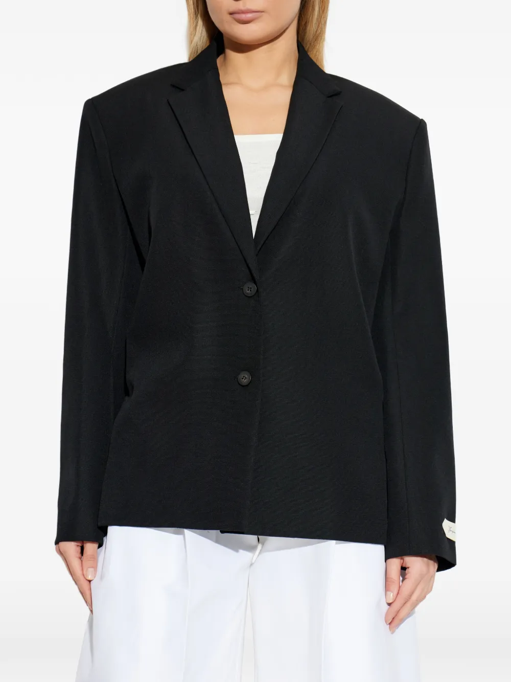  Jacquemus Single-breasted Wool Blazer - Black 