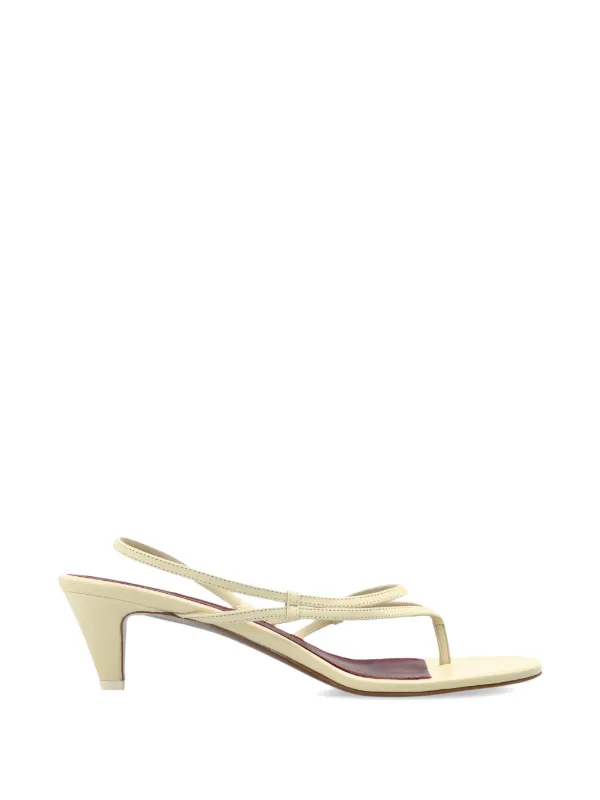 Neous Open-toe Leather Sandals in Neutrals