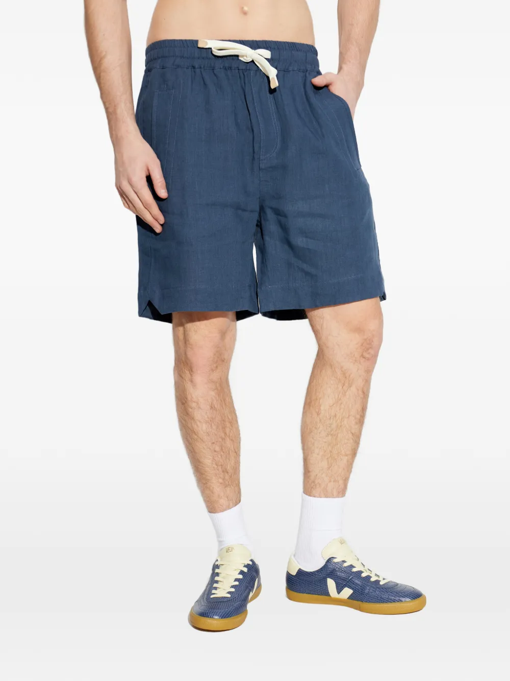  Eleventy Drawstring Bermuda Shorts - Blue 