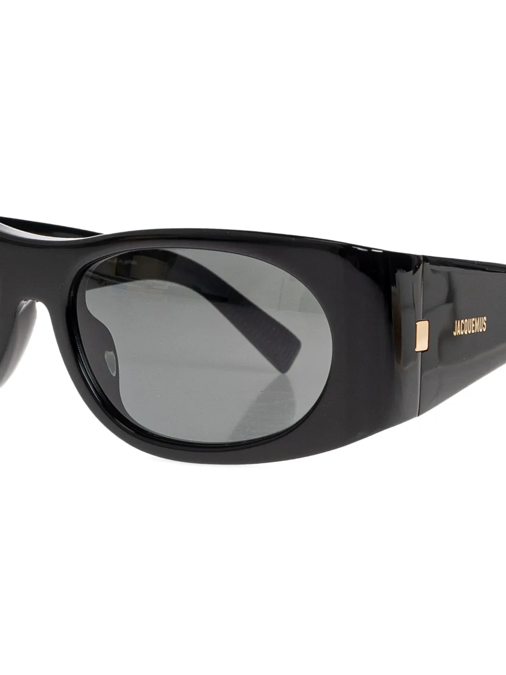  Jacquemus Rectangle-frame Sunglasses - Black 