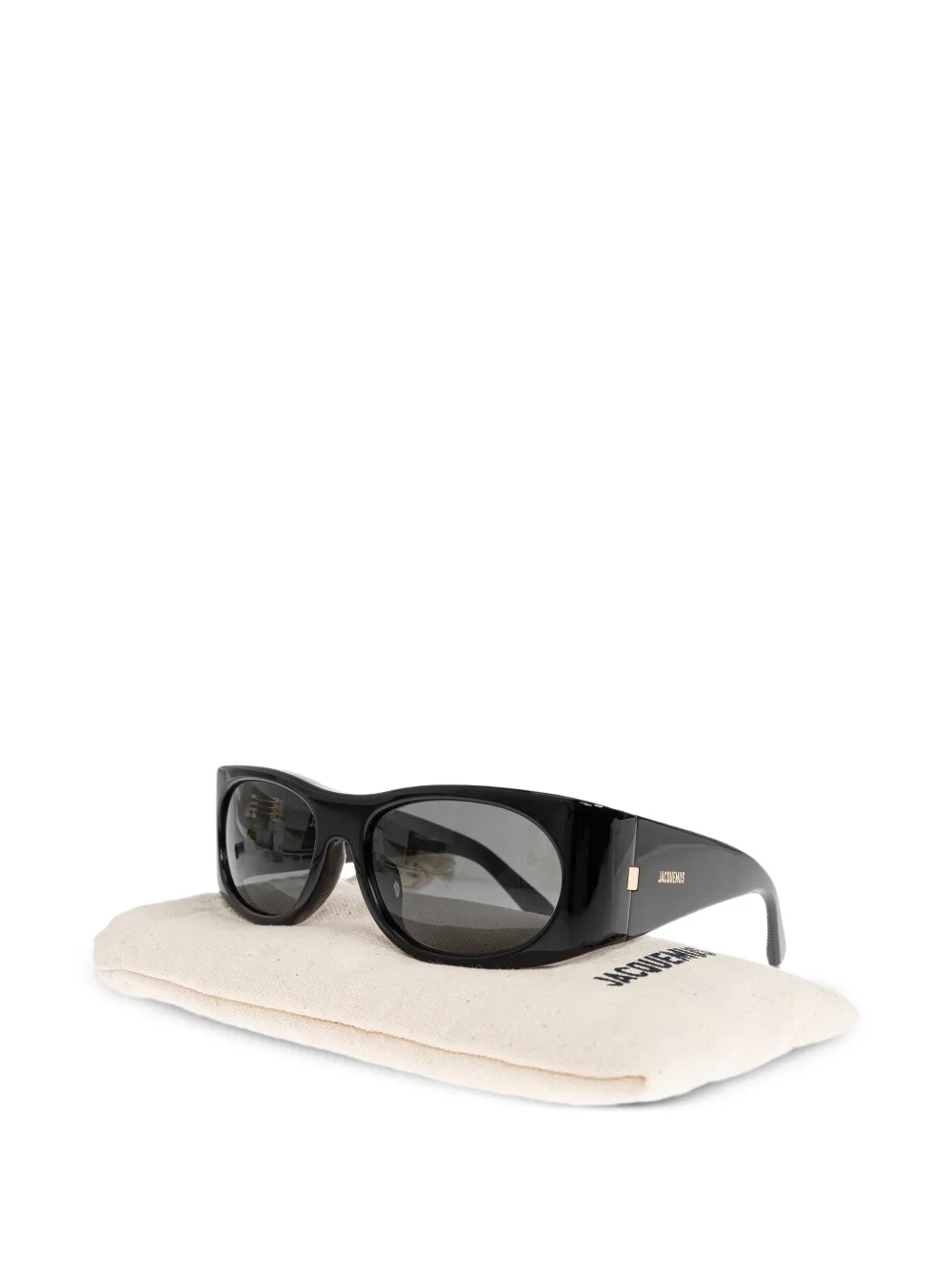  Jacquemus Rectangle-frame Sunglasses - Black 