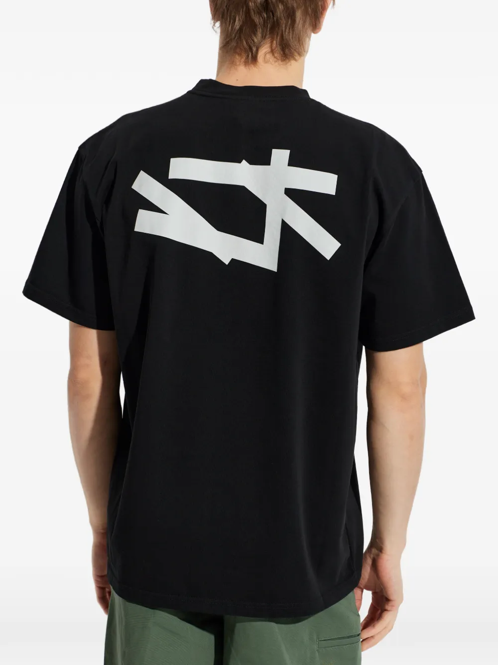 44 LABEL GROUP T-shirt met grafische print Zwart