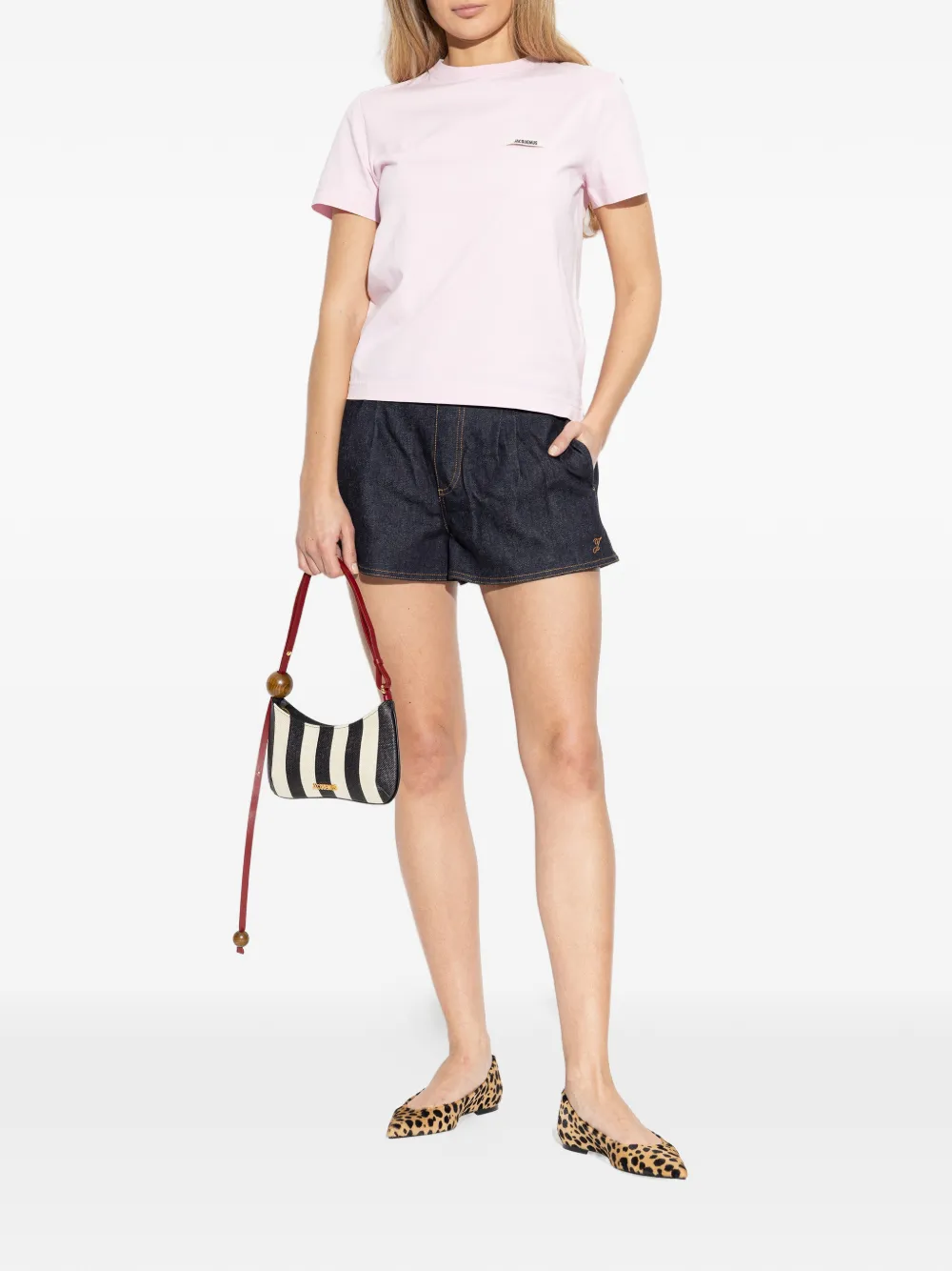 Aeyde Cassy pointed-toe ballerina flats Beige