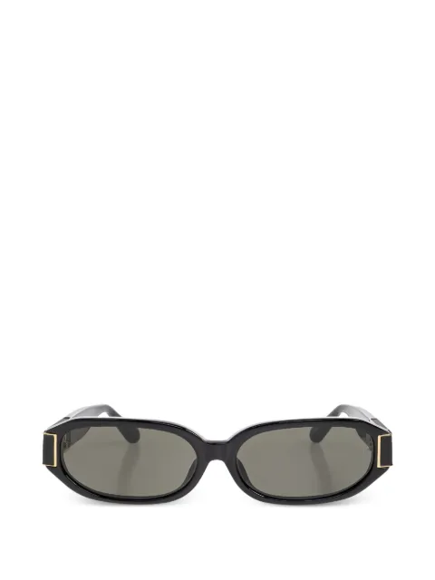 Linda Farrow oval-frame sunglasses
