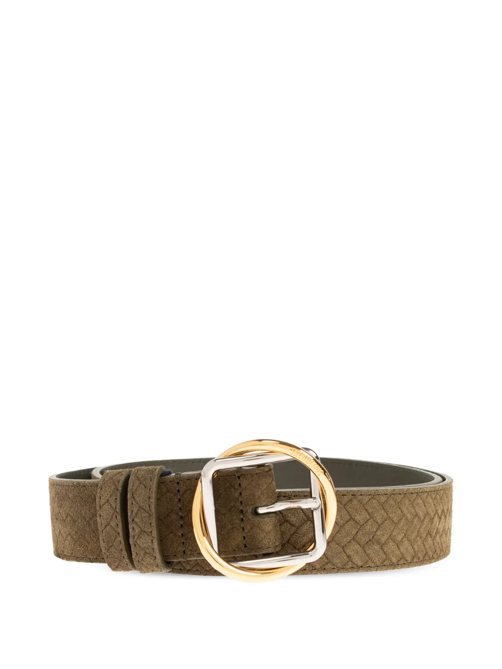 Jacquemus woven buckled belt - Verde