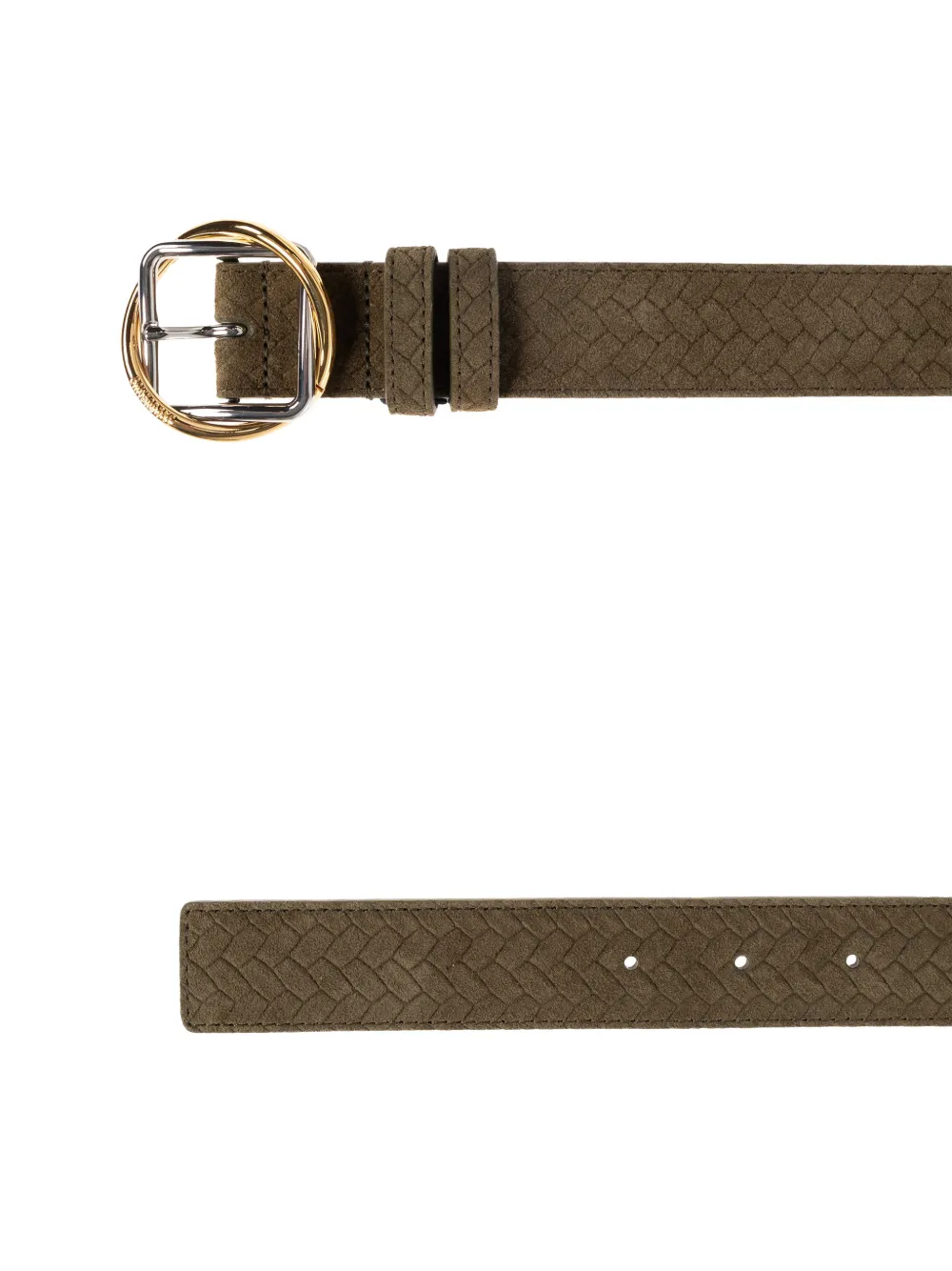  Jacquemus Woven Buckled Belt - Green 