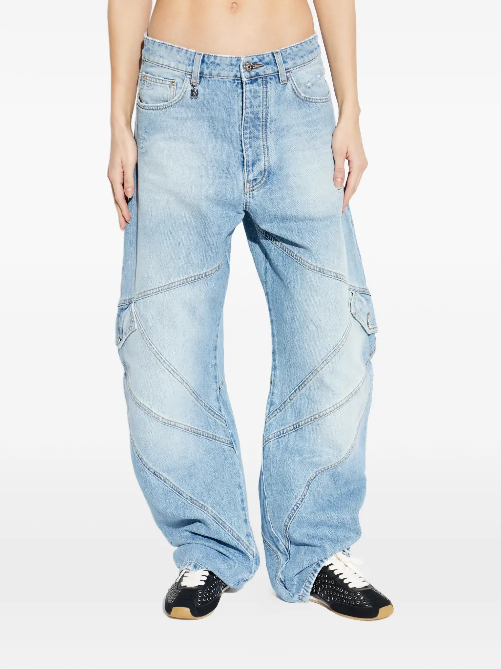  Amiri Vaqueros A Paneles - Azul 