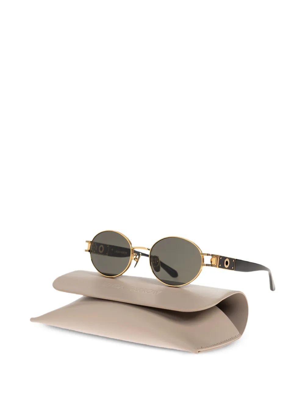  Linda Farrow Phoebe Sunglasses - Gold 