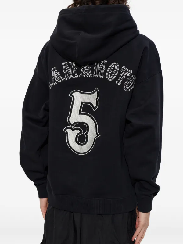Y-3 Elite 5 GFX logo-print Hoodie | Black | FARFETCH CA