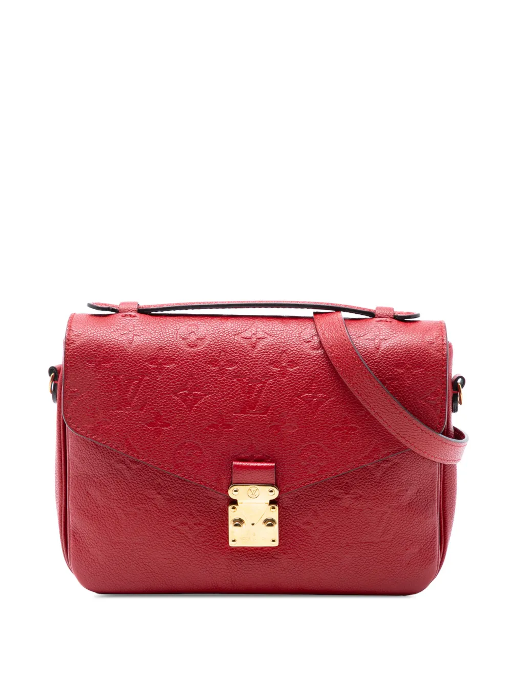 Louis Vuitton Pre-Owned 2018 Monogram Empreinte Pochette Metis satchel - Rosso