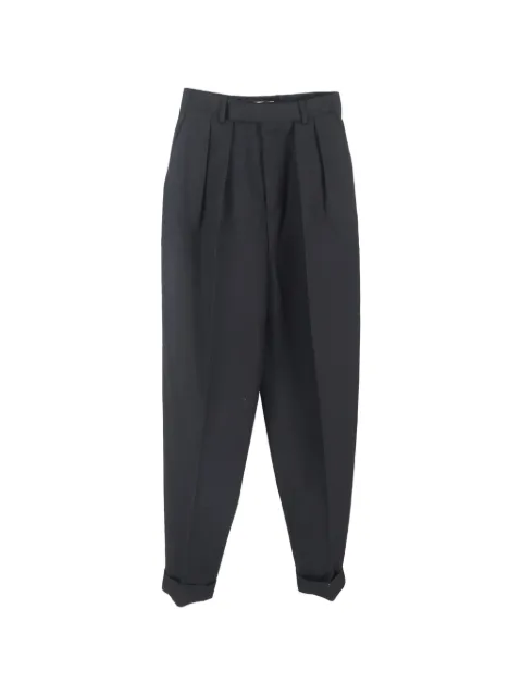 Celine Pre-Owned pleated tapered trousers