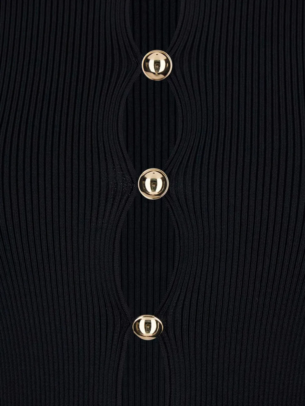  Self-portrait Knitted Cardigan - Black 