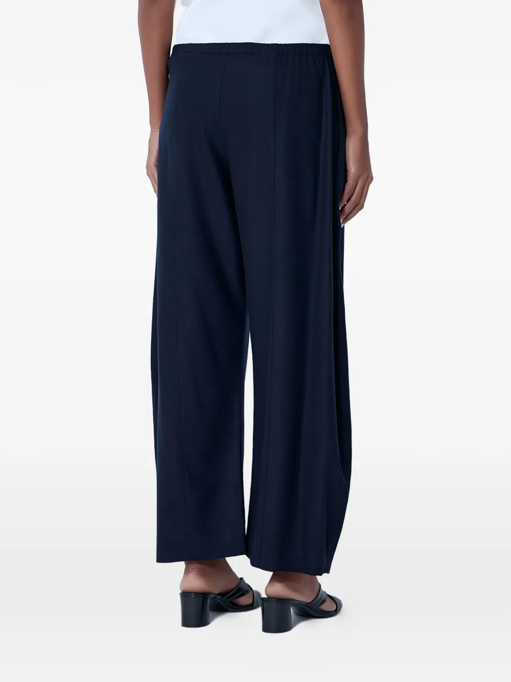  Khaite Elasticated Wide-leg Palazzo Pants - Blue 