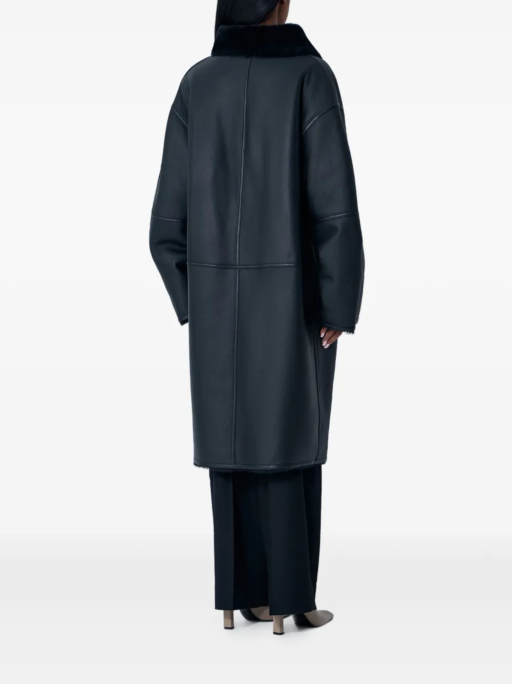 Toteme Oversized Coat - Black 