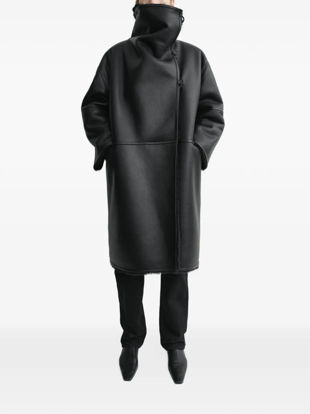 TOTEME oversized coat - Black