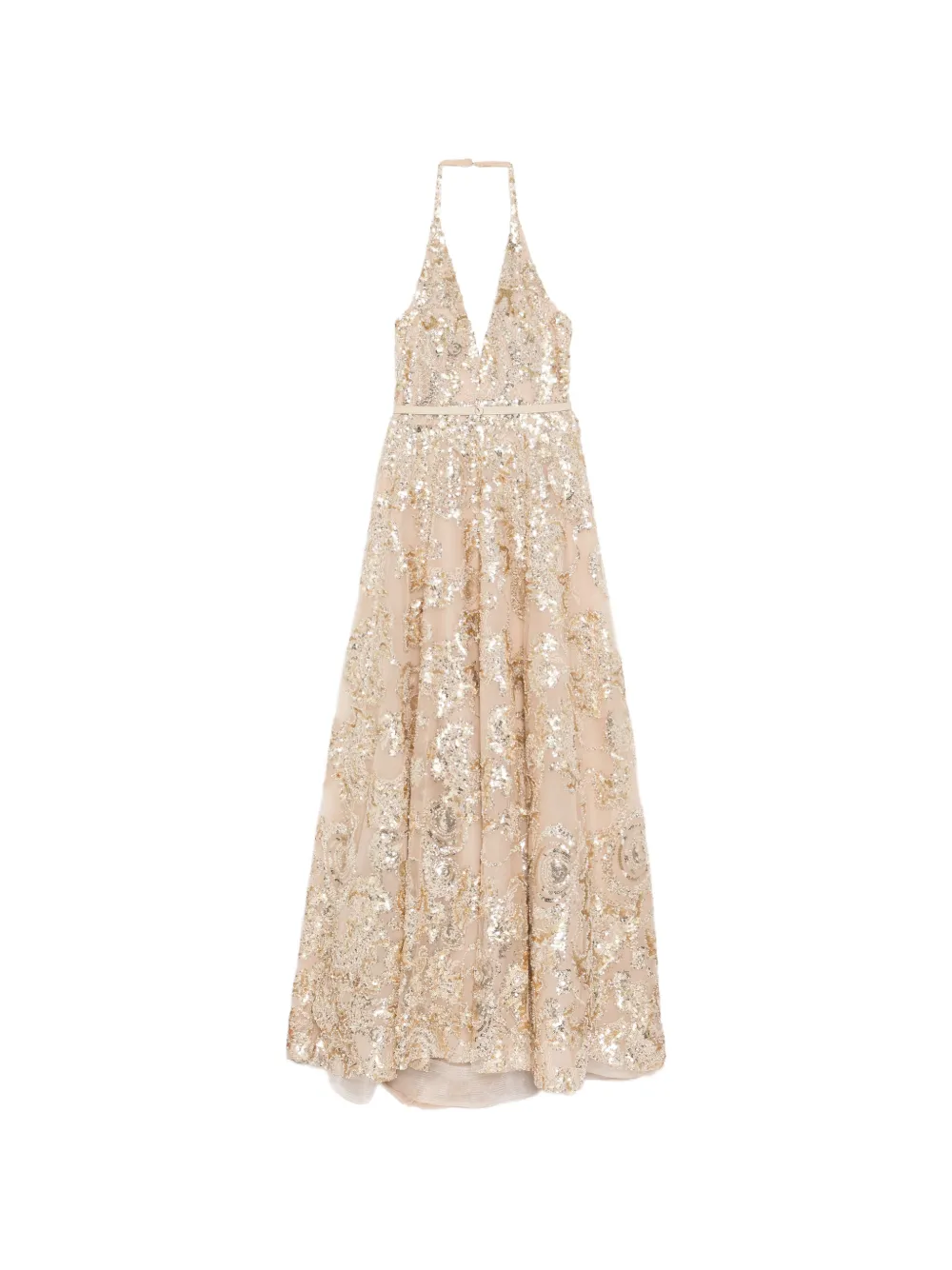 Saiid Kobeisy embroidered long dress - Oro