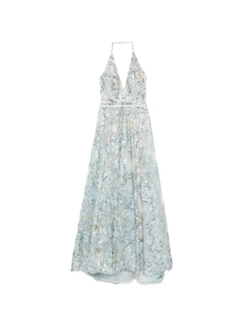 Saiid Kobeisy embroidered long dress