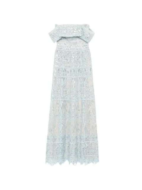 Saiid Kobeisy beaded tulle dress