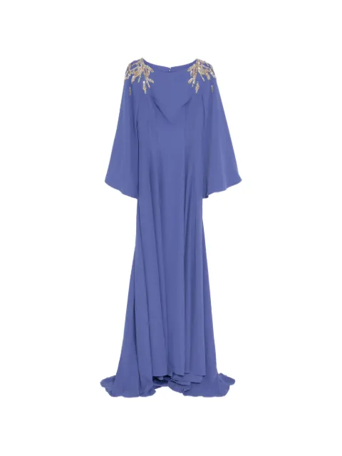 Saiid Kobeisy embellished crepe kaftan