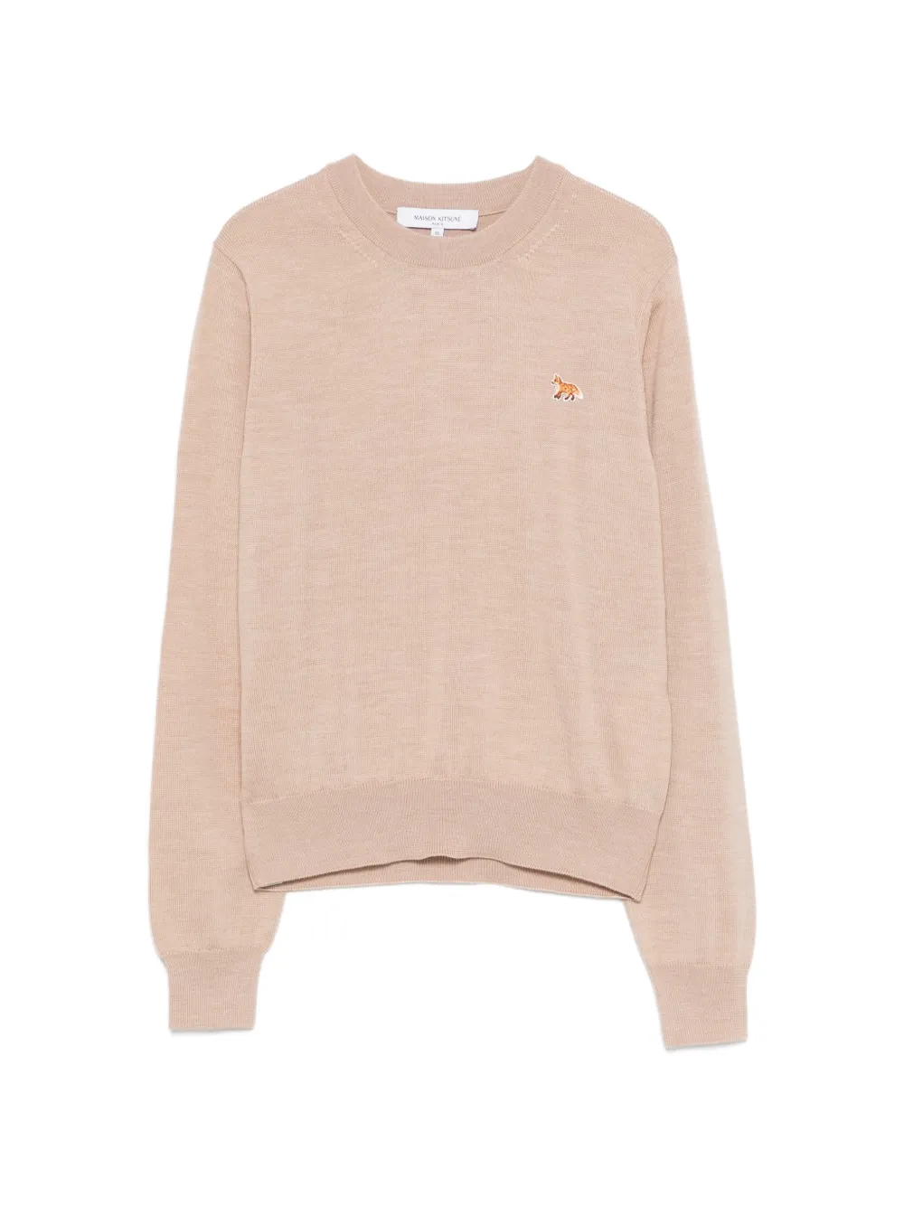Maison Kitsuné fox crewneck sweater - Toni neutri