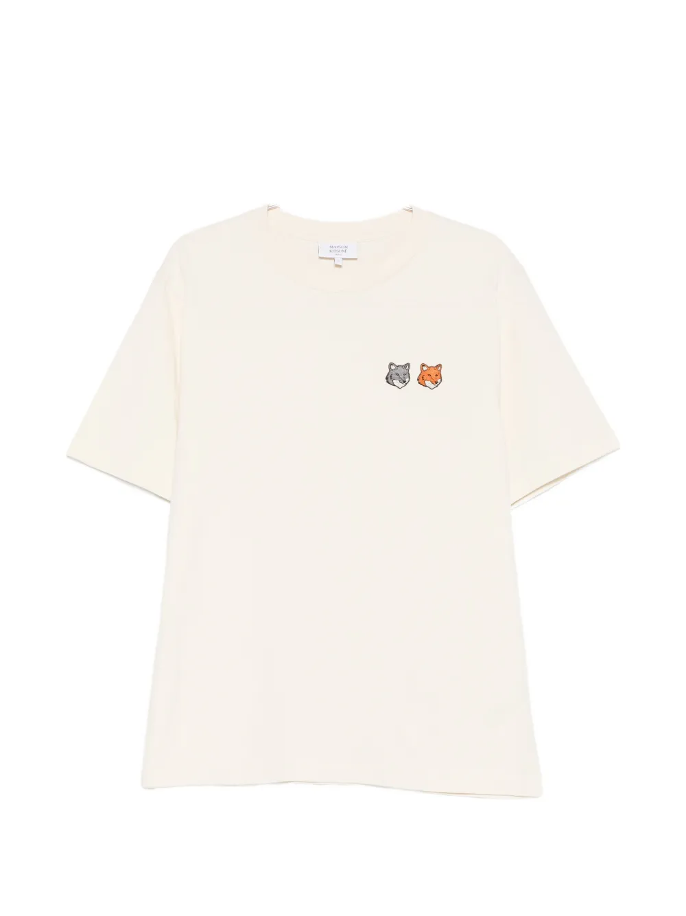 Maison Kitsuné Double Fox Head T-shirt - Toni neutri
