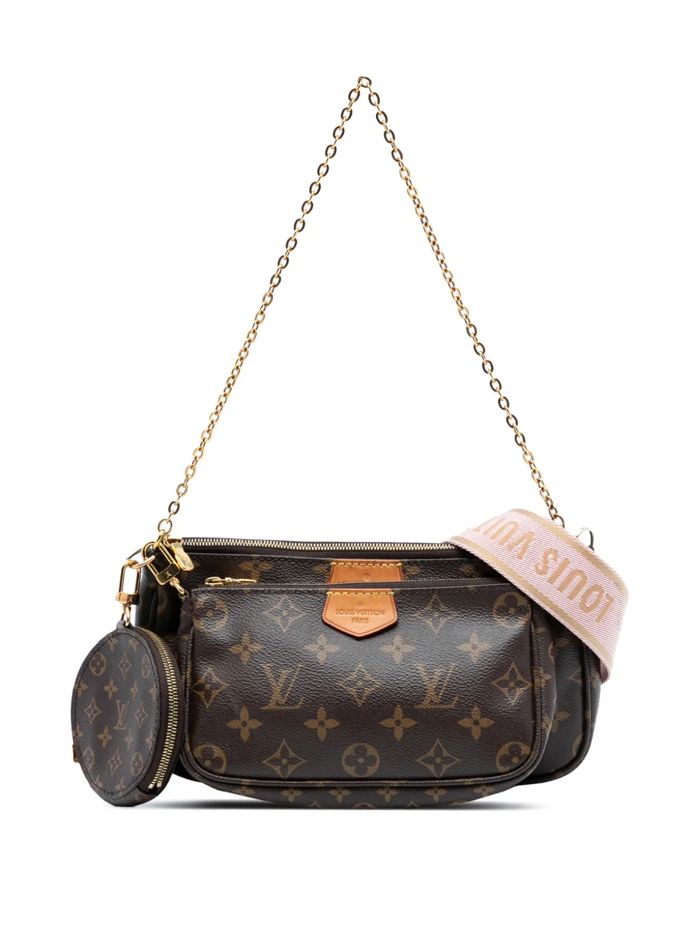 Louis Vuitton Pre-Owned 2020 Monogram Multi Pochette Accessoires satchel - Marrone