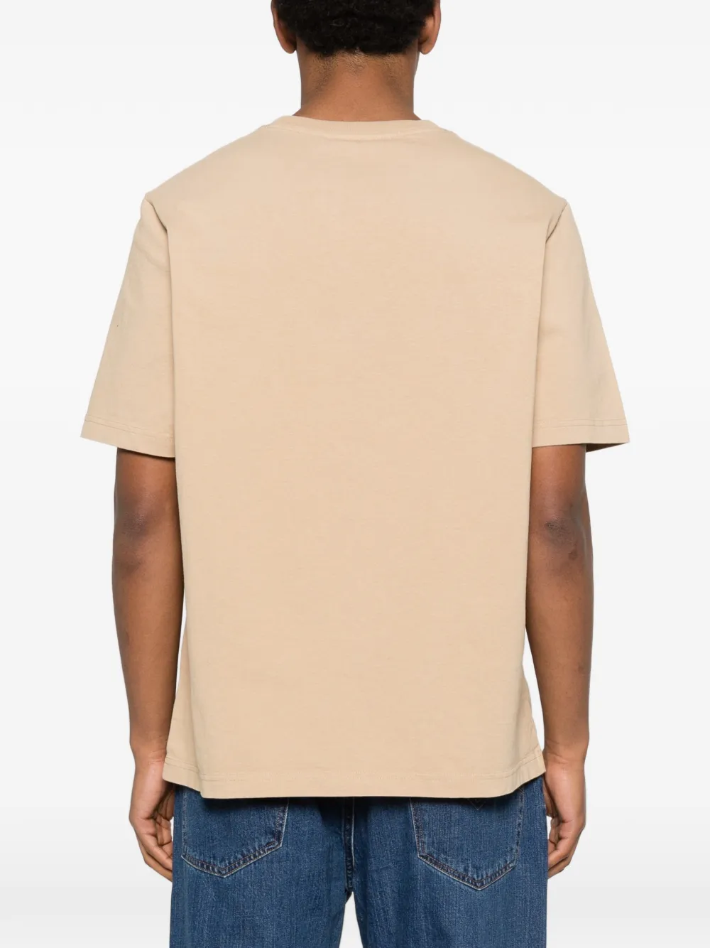 Maison Kitsuné Gekreukt T-shirt Beige