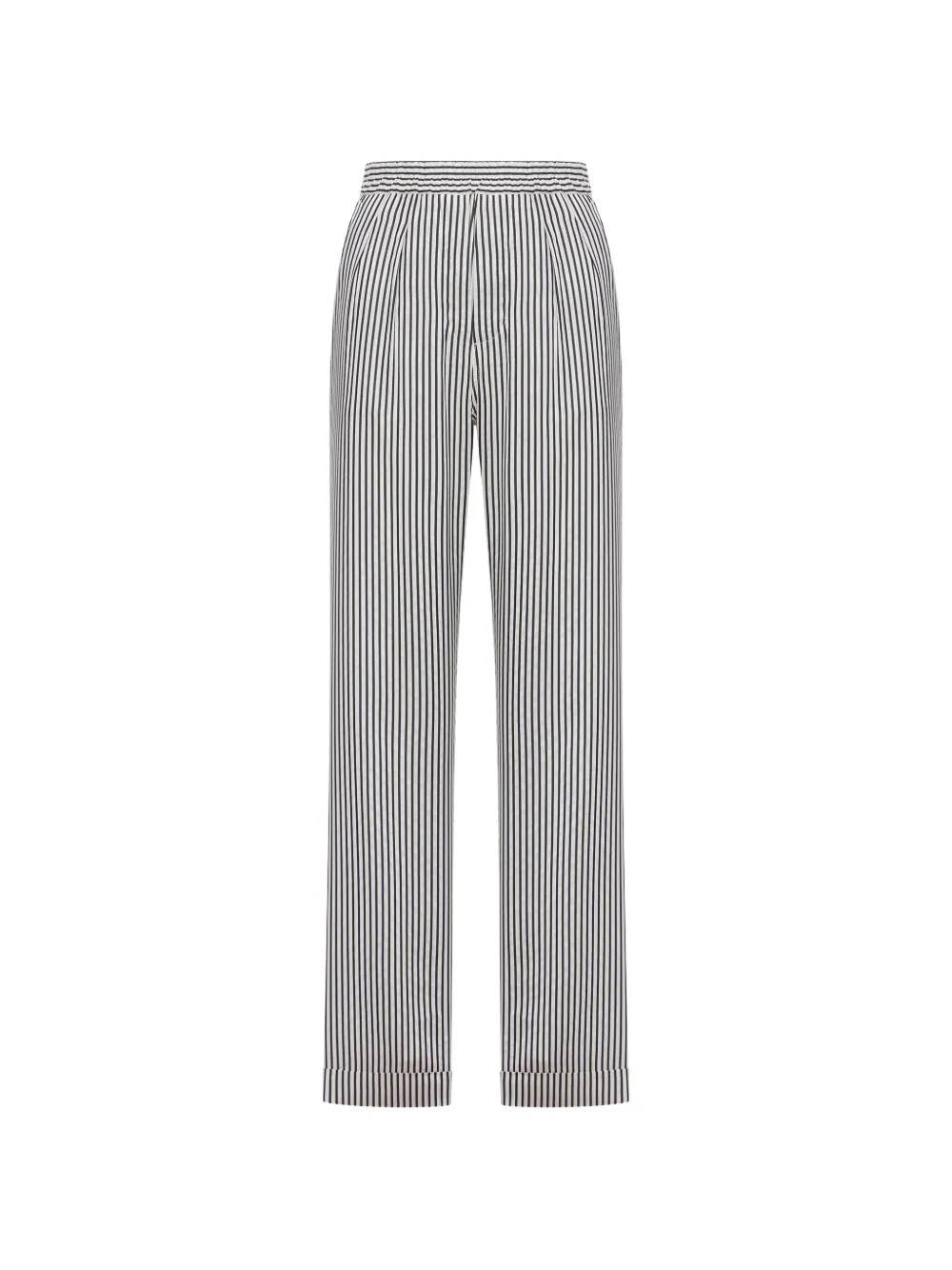 TOM FORD striped silk pyjama trousers - Bianco