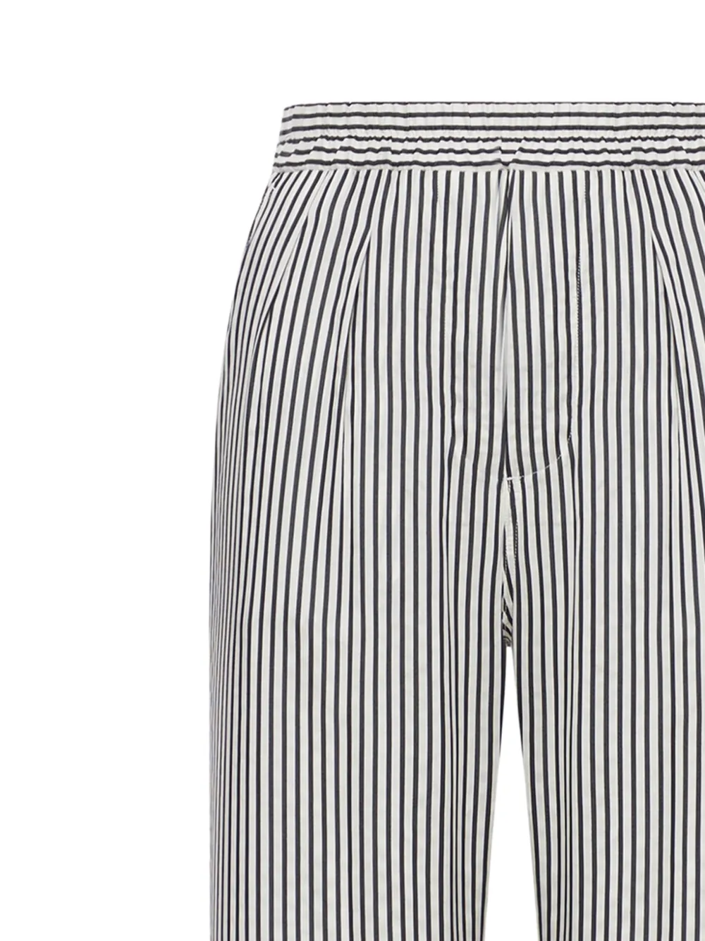  Tom Ford Striped Silk Pyjama Trousers - White 