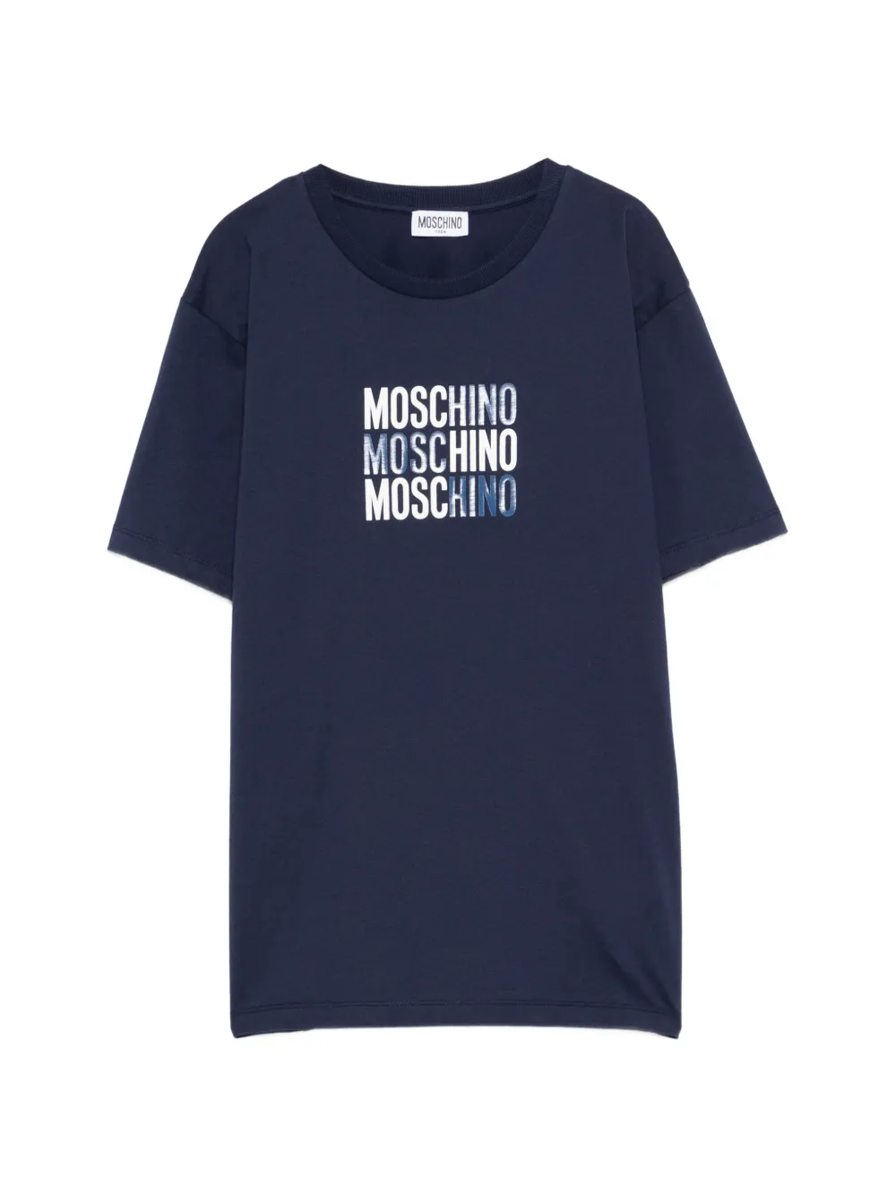 Moschino Kids printed T-shirt - Blu