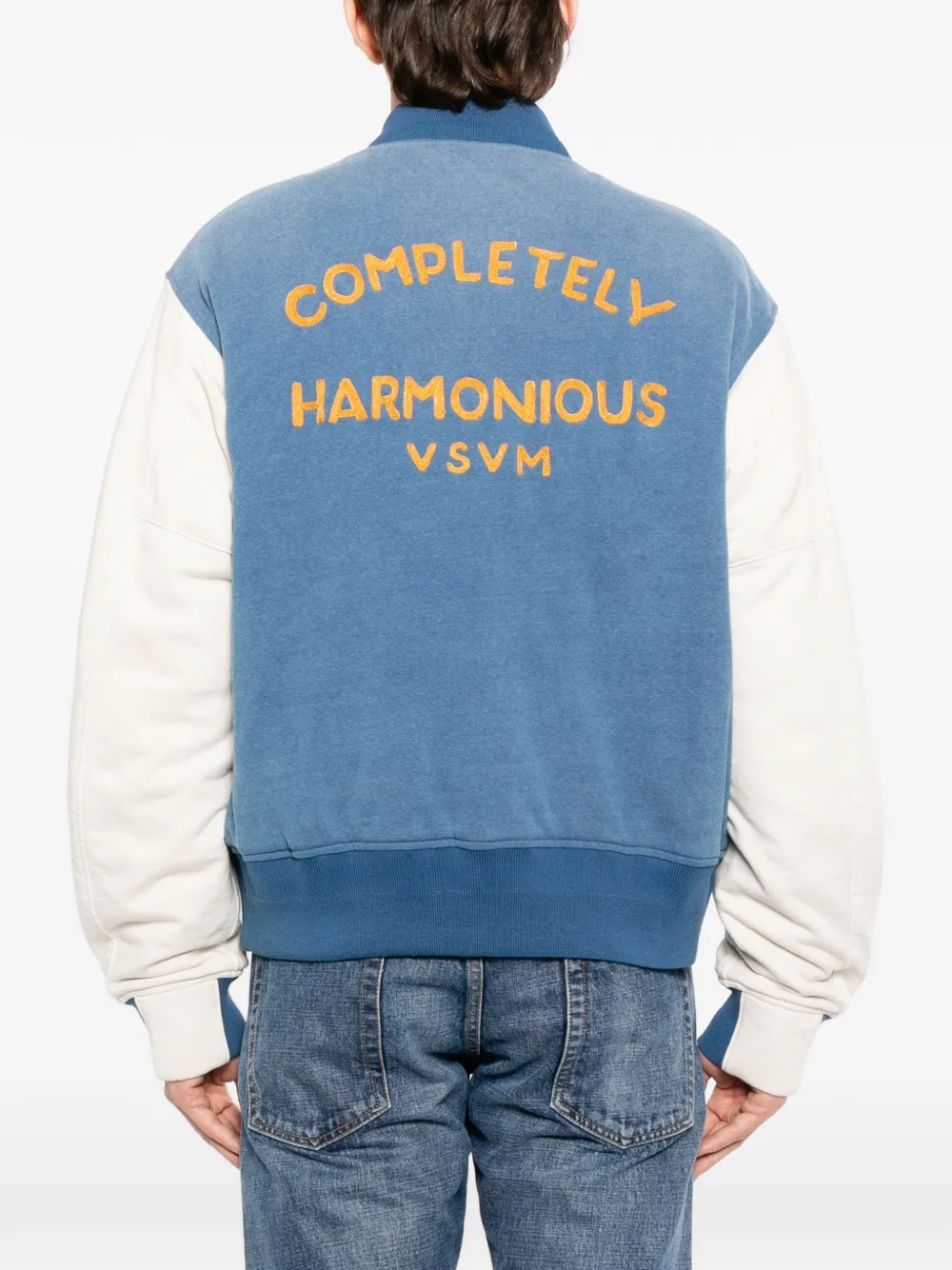 visvim Varsity Era donsjack Blauw