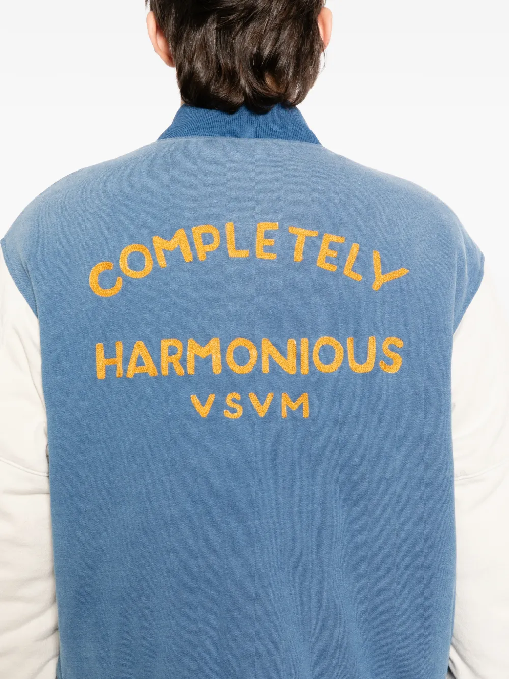 visvim Varsity Era donsjack Blauw