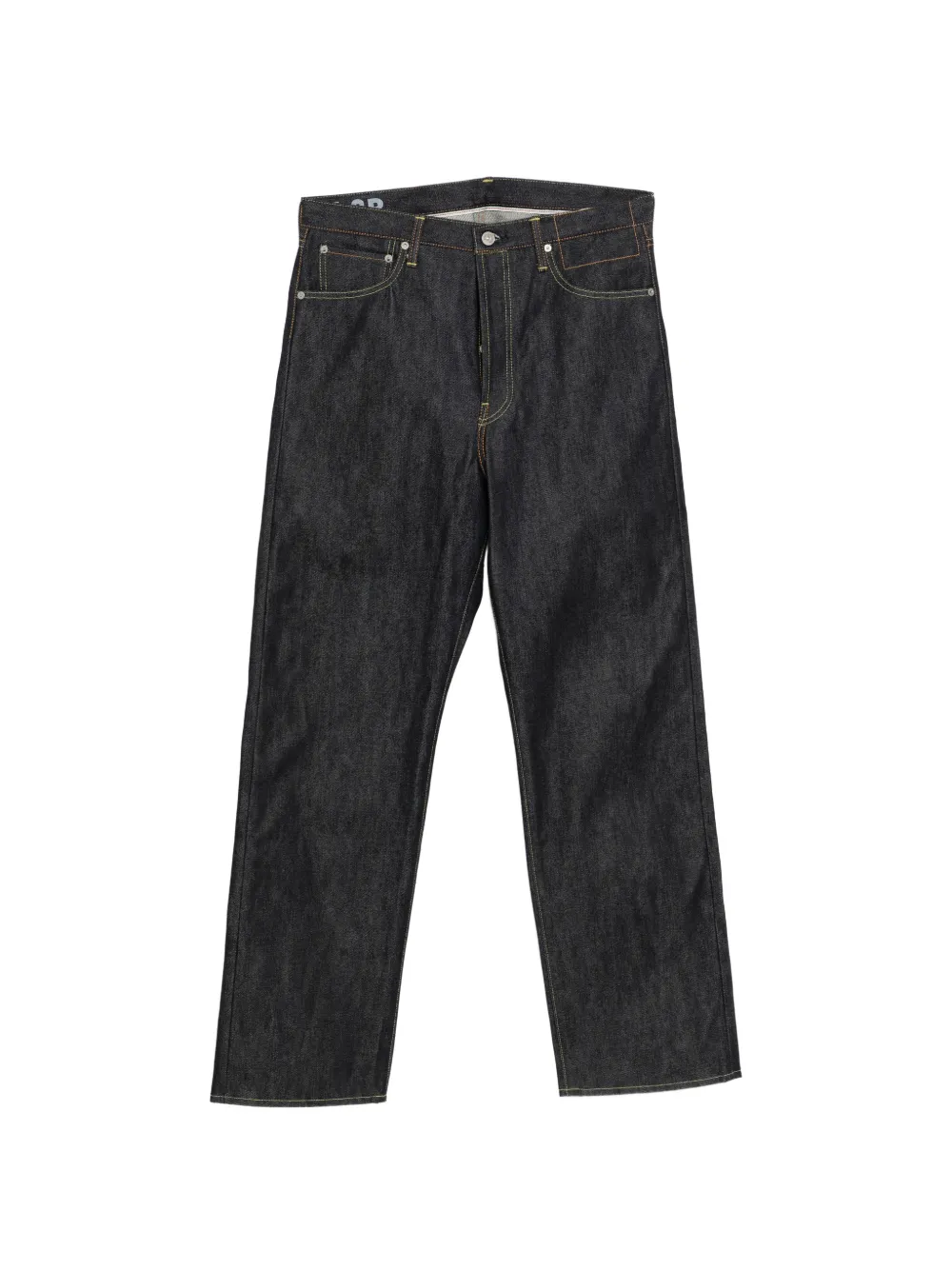 visvim wide unwashed trousers - Blu