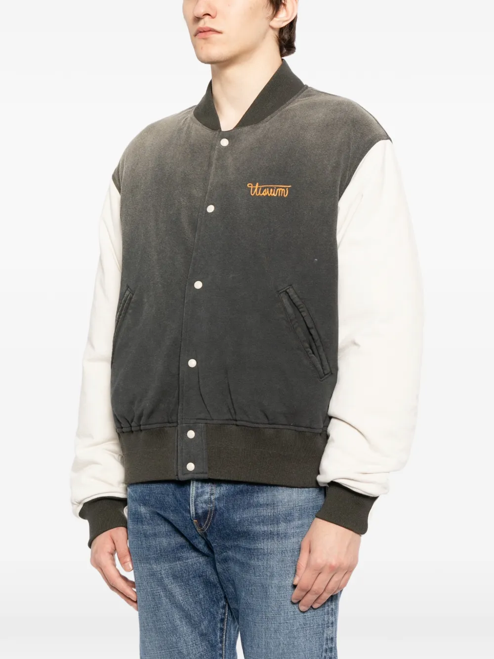  Visvim Varsity Era Down Jacket - Grey 