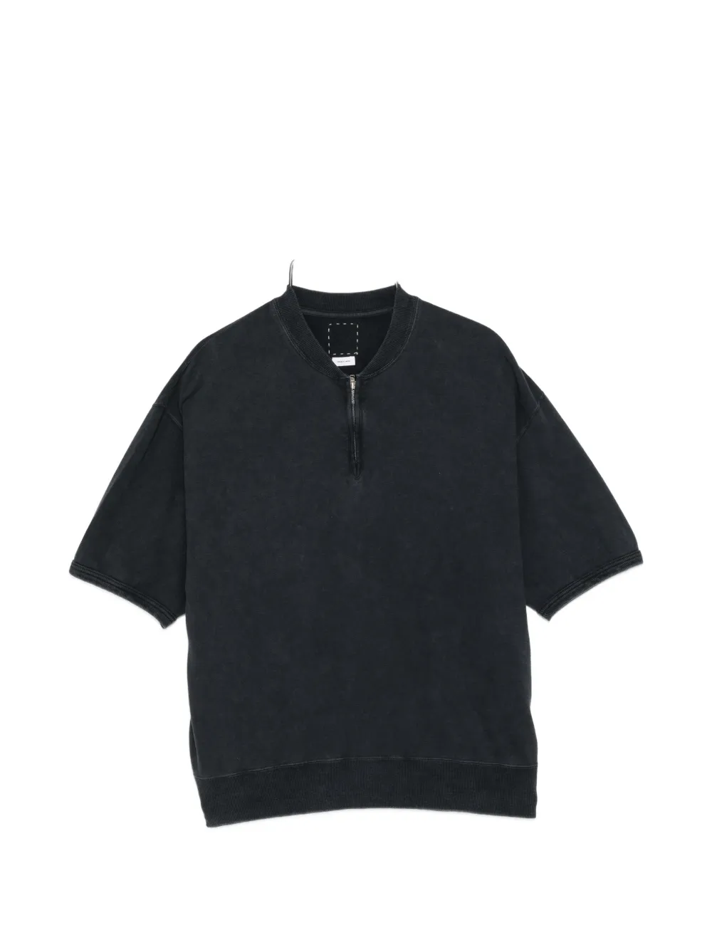 Visvim Mondo Zipped T-shirt In Gray