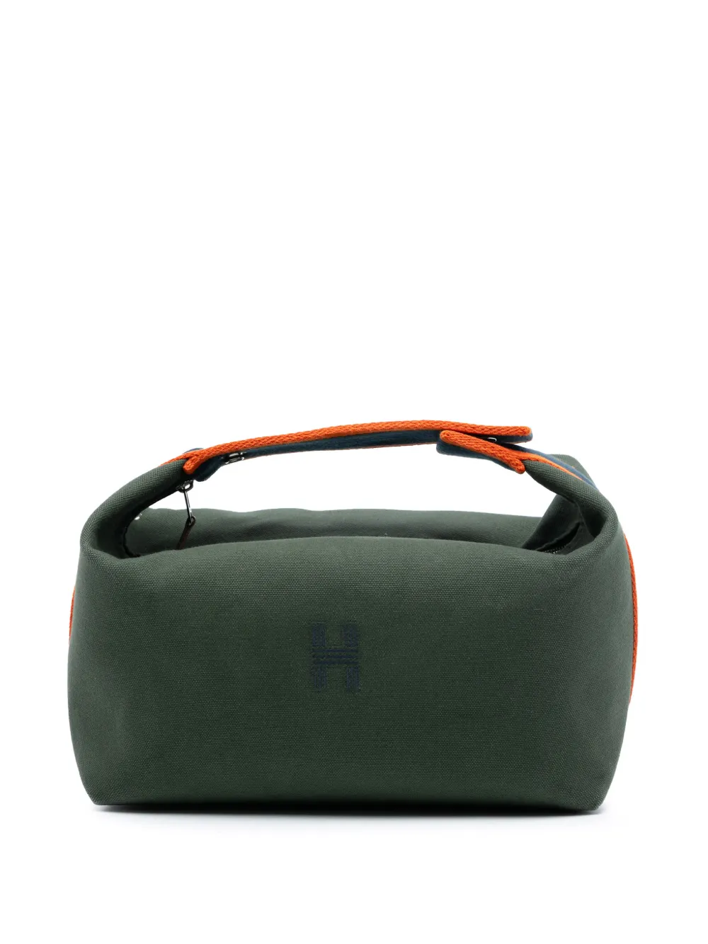 Hermès Pre-Owned Trousse Bride A Brac grande in tela Toile 2021-2025 - Verde