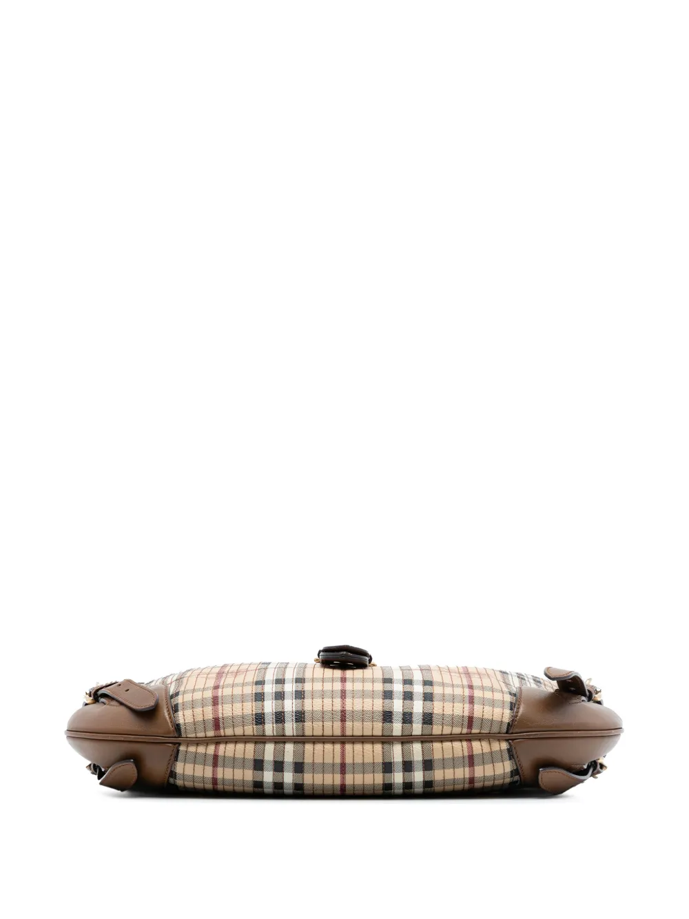 2000-2017 Haymarket Check Stitched Coated Canvas And Leather Dunloe Satchel