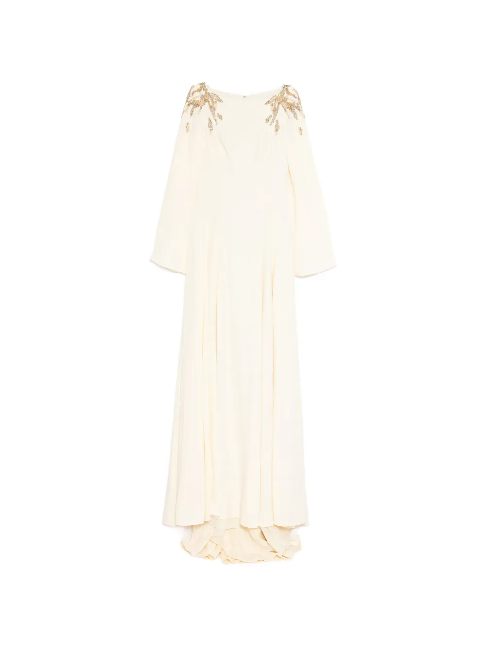 Saiid Kobeisy embellished crepe kaftan - Toni neutri