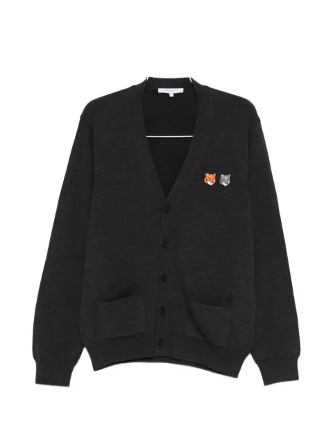 Maison Kitsuné logo-appliqué pocket cardigan