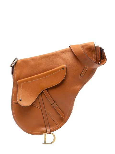 Christian Dior Pre-Owned 2002 Leather Baudrier Saddle Bag crossbody bag