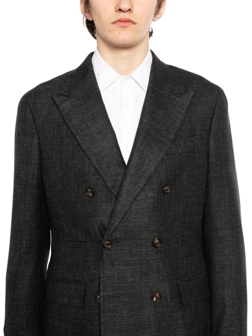 Eleventy Blazer met dubbele rij knopen Grijs
