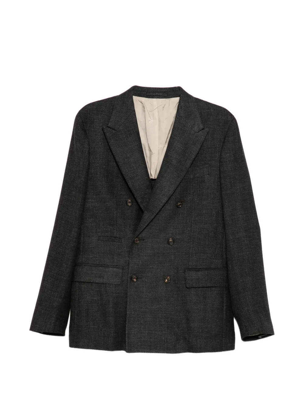 Eleventy double-breasted blazer - Grigio