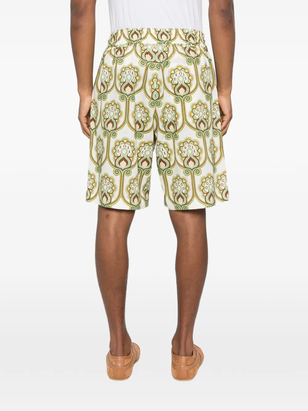 Drôle De Monsieur Shorts met print Groen