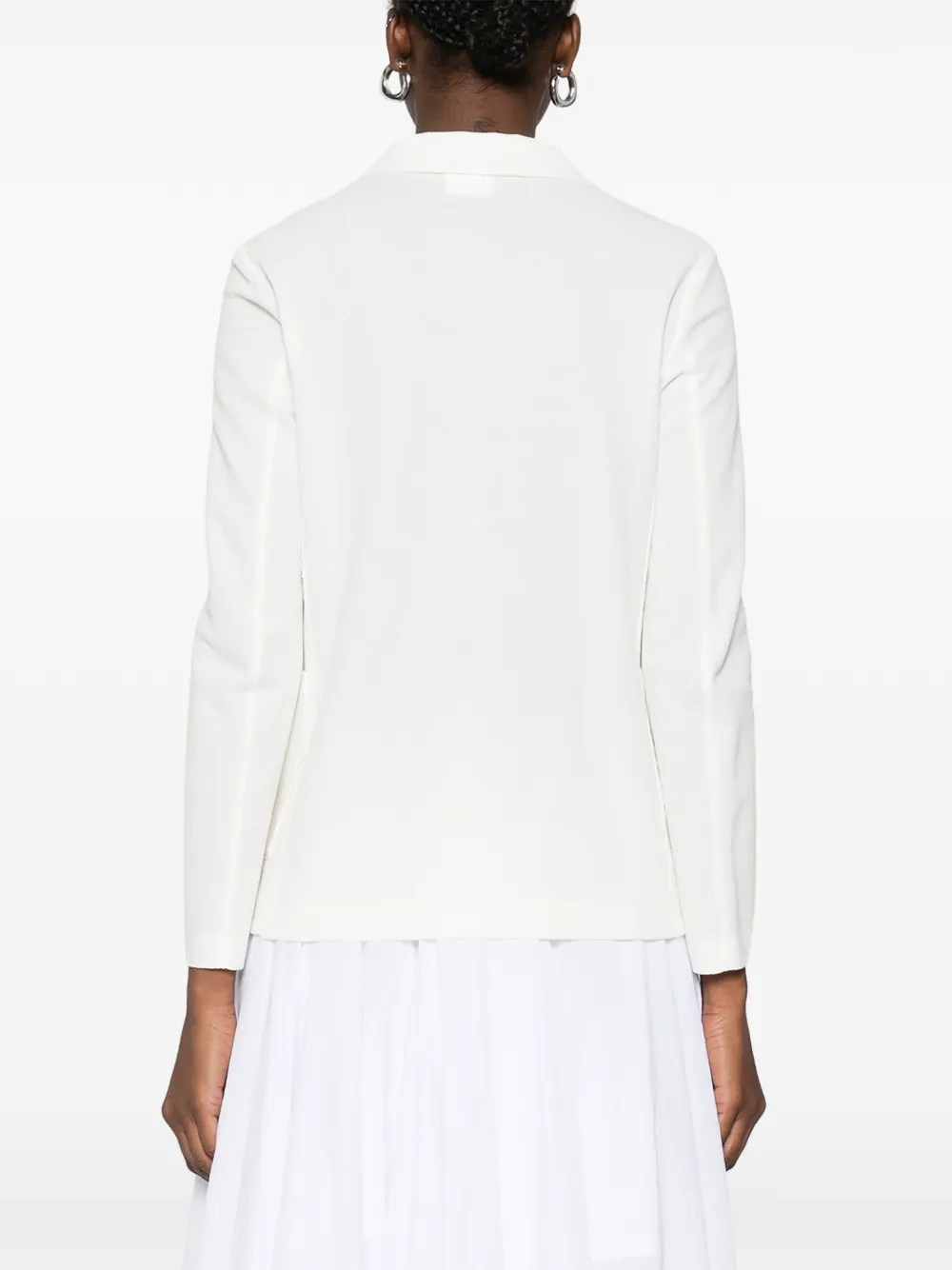 Harris Wharf London Honeycomb blazer Wit