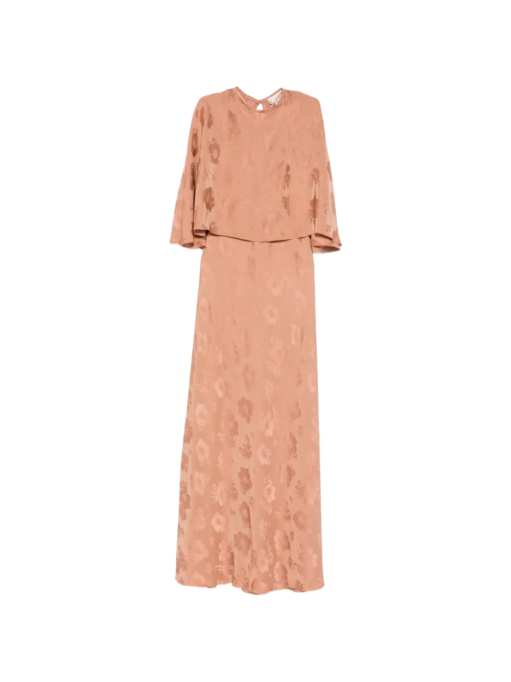 Forte Forte floral panel-detail maxi dress - Toni neutri