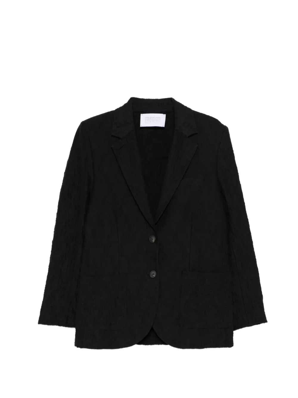 Harris Wharf London textured single-breasted jacket - Nero
