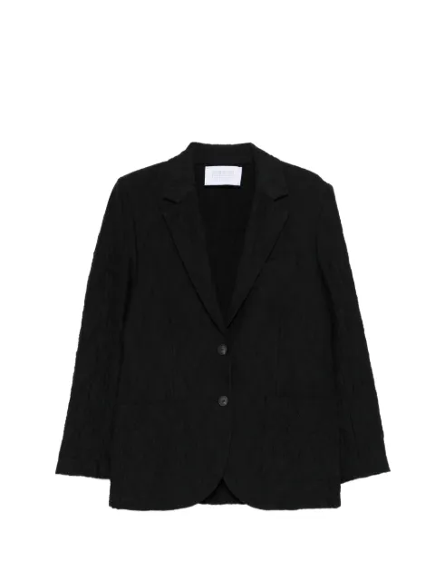Harris Wharf London textured single-breasted jacket