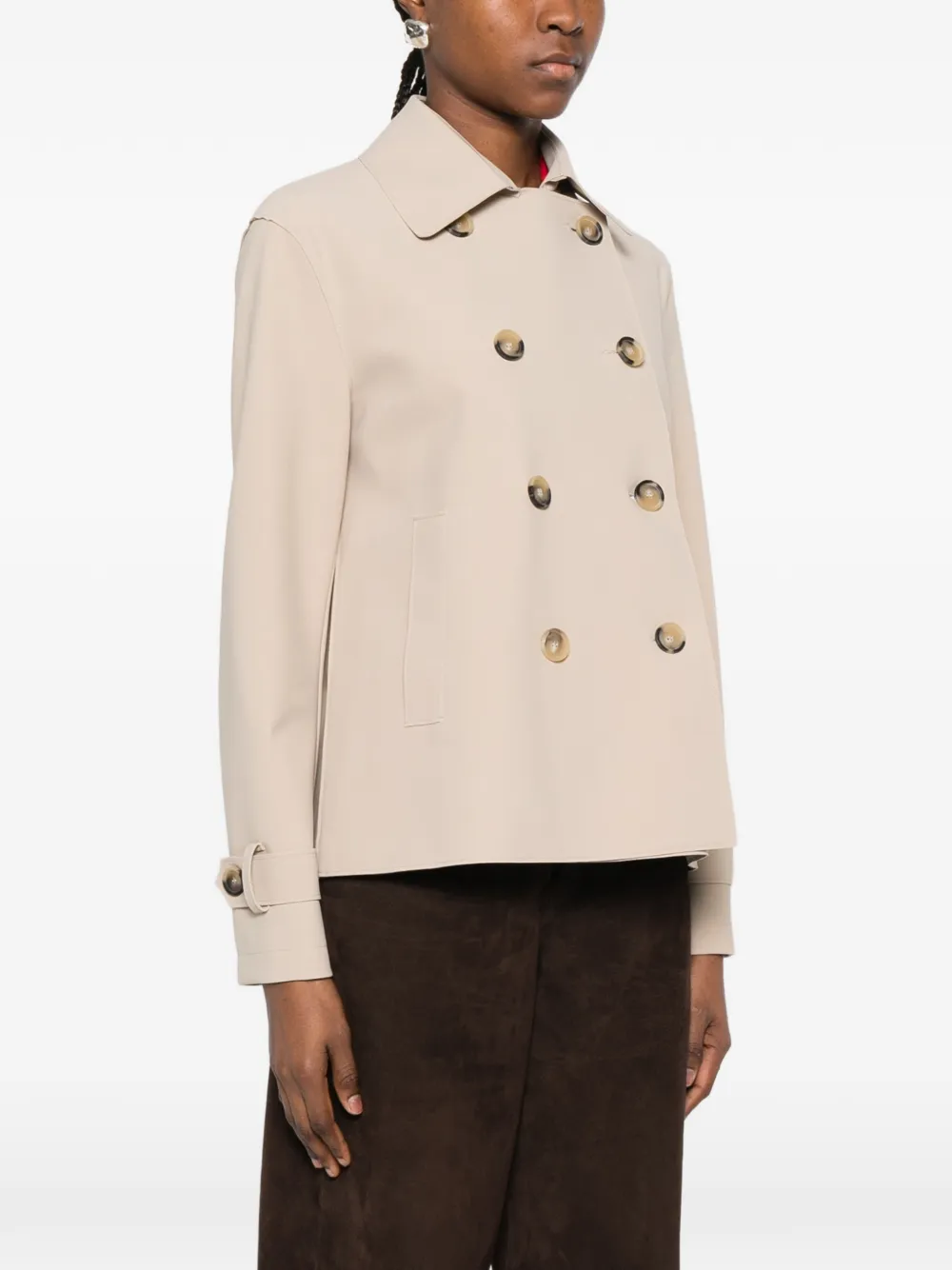  Harris Wharf London Double-breasted Jacket - Neutrals 