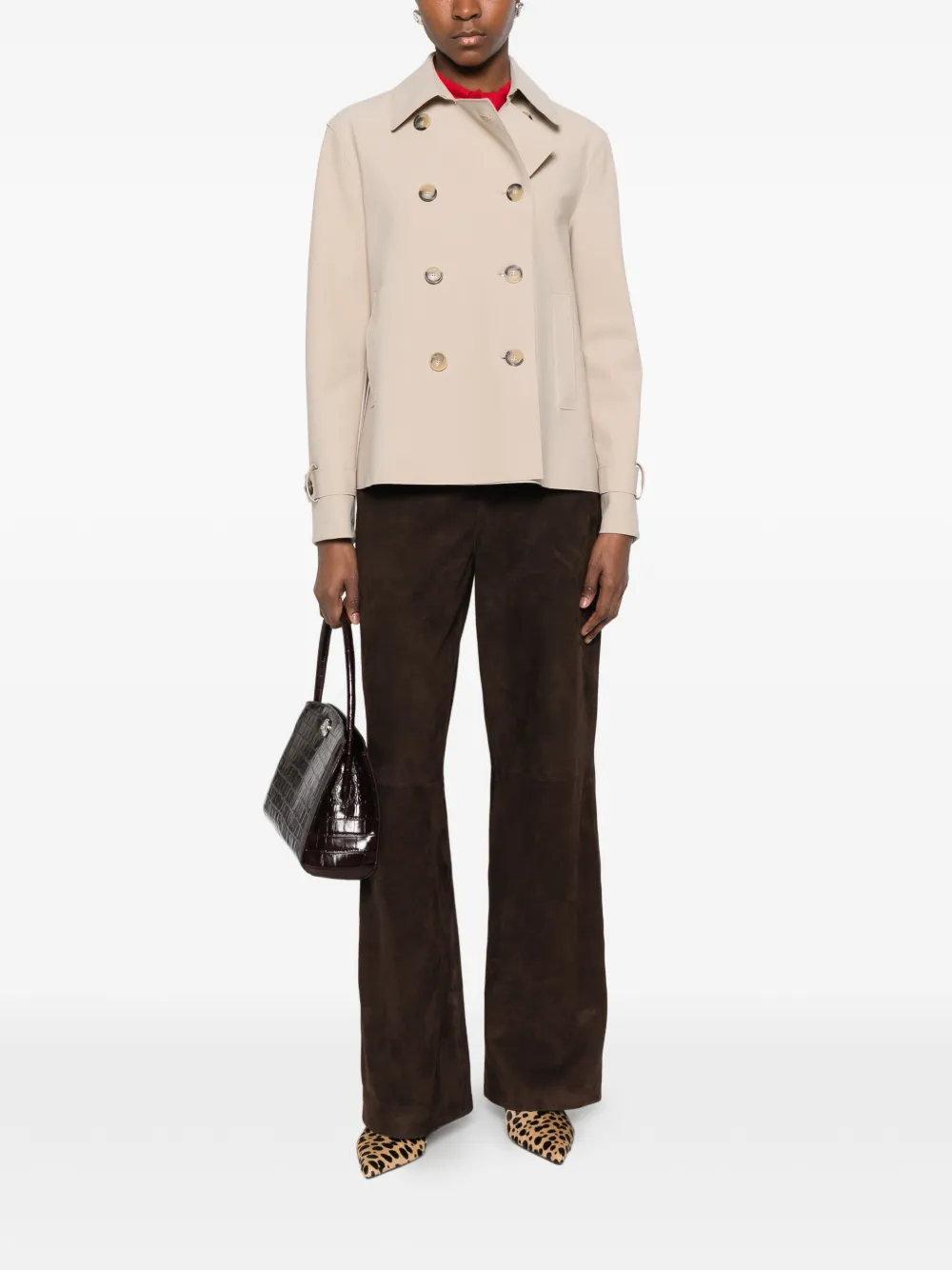  Harris Wharf London Double-breasted Jacket - Neutrals 